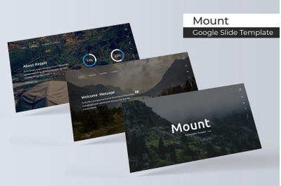 Mount Google Slide Template