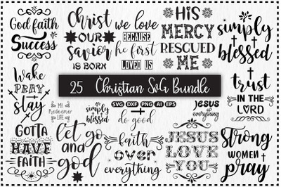 Christian SVG Design Bundle, Jesus Bundle