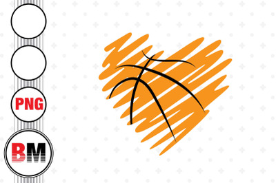 Heart Basketball PNG Files