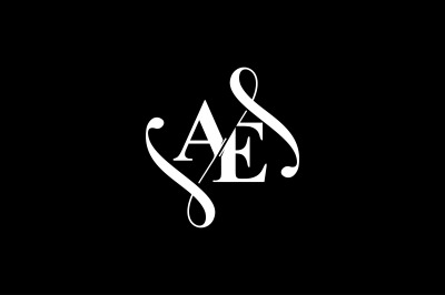 AE Monogram logo Design V6