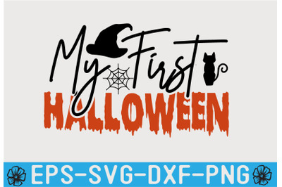 Halloween SVG T shirt Design Template