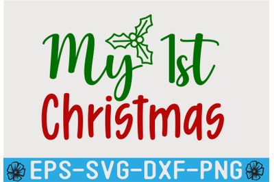 Christmas SVG T shirt Design Template