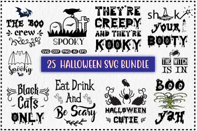 Halloween SVG Design Bundle, Vol 2