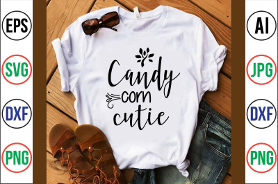 Candy corn cutie svg cut file