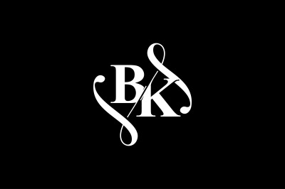 BK Monogram logo Design V6