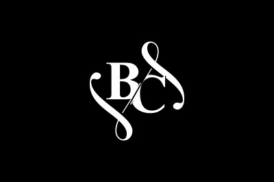 BC Monogram logo Design V6