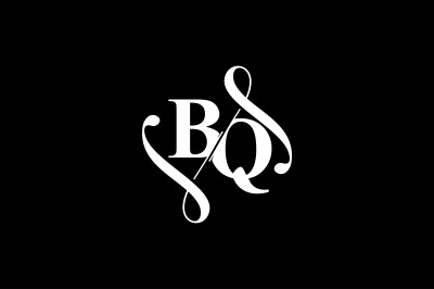 BQ Monogram logo Design V6