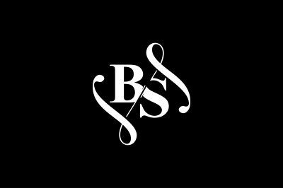 BS Monogram logo Design V6