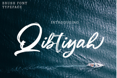 Qibtiyah - Brush Font