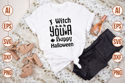 I witch you a Happy Halloween. svg cut file