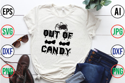 Out of candy svg cut file