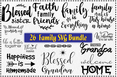 Family SVG Design Bundle, Vol 1