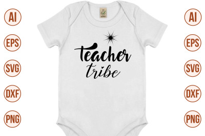 teacher tribe svg cut file