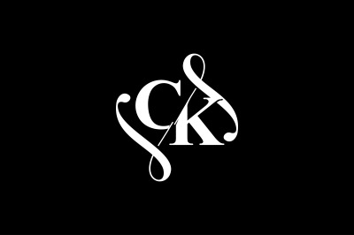 CK Monogram logo Design V6