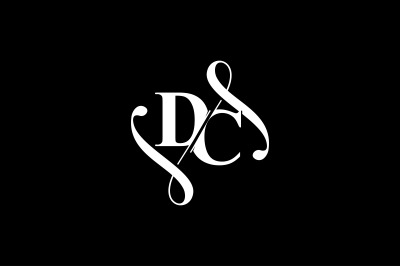 DC Monogram logo Design V6