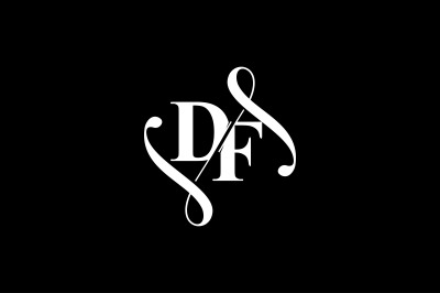 DF Monogram logo Design V6