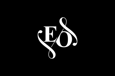 EO Monogram logo Design V6