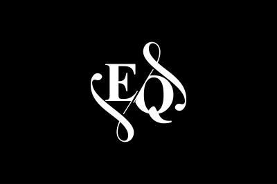 EQ Monogram logo Design V6