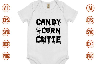 Candy corn cutie svg cut file