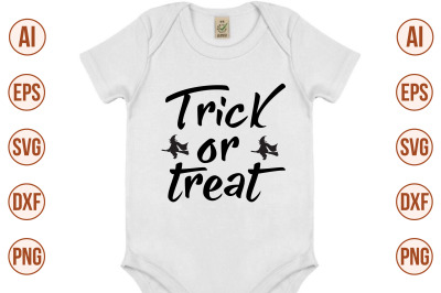 Trick or Treat svg cut file