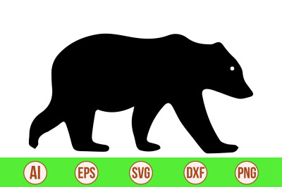 bear svg cut file