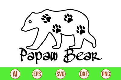 papaw bear svg