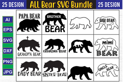 Bear SVG Bundle