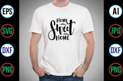 home sweet home svg cut file