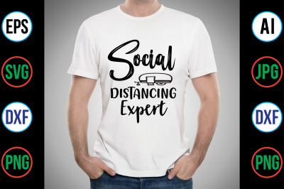 Social Distancing Expert svg c