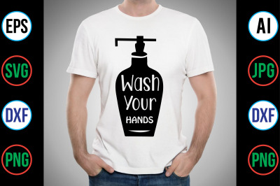 Wash Your Hands svg cut file