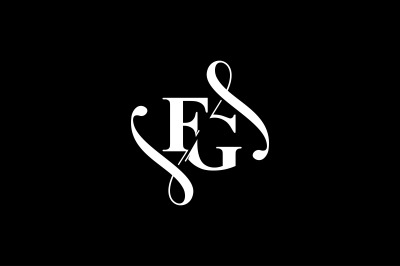 FG Monogram logo Design V6