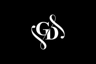 GD Monogram logo Design V6