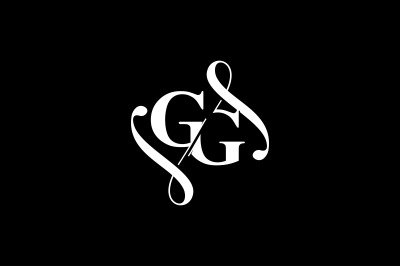 GG Monogram logo Design V6