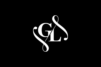 GL Monogram logo Design V6