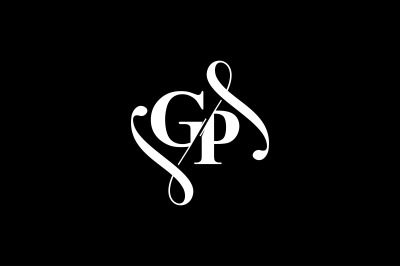 GP Monogram logo Design V6