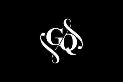 GQ Monogram logo Design V6