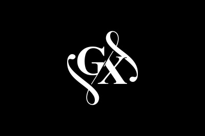 GX Monogram logo Design V6