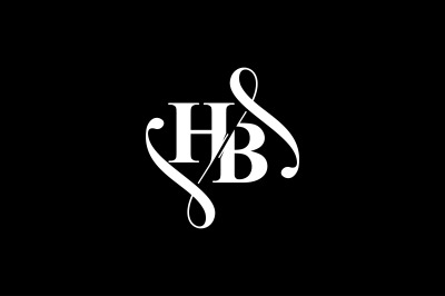 HB Monogram logo Design V6