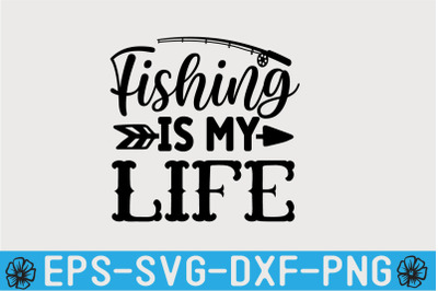 Fishing SVG Quotes Design Template