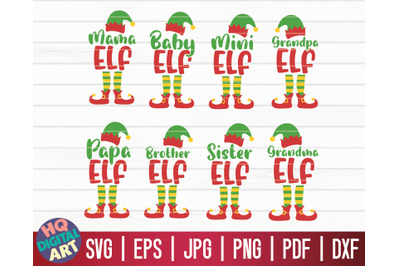 Elf Family SVG Bundle