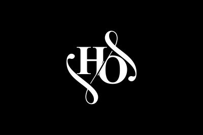 HO Monogram logo Design V6