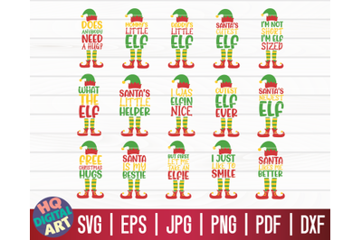 Christmas Elves SVG Bundle