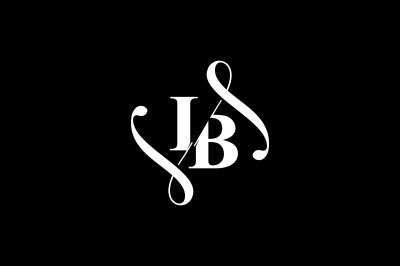 IB Monogram logo Design V6