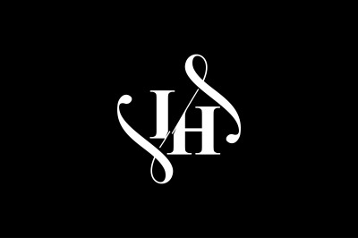 IH Monogram logo Design V6