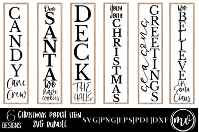 Christmas Porch SVG Sign Bundle - 6