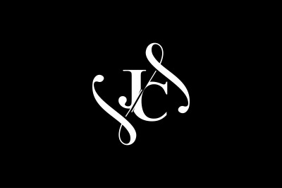 JC Monogram logo Design V6