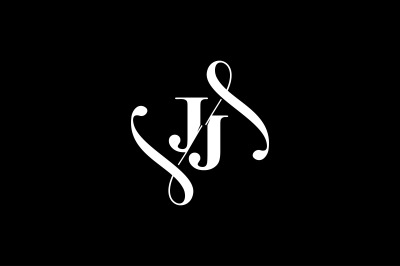 JJ Monogram logo Design V6