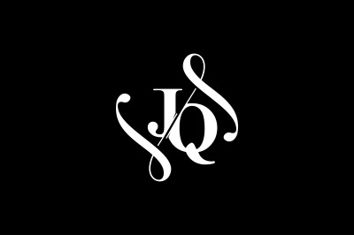 JQ Monogram logo Design V6