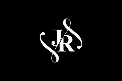 JR Monogram logo Design V6