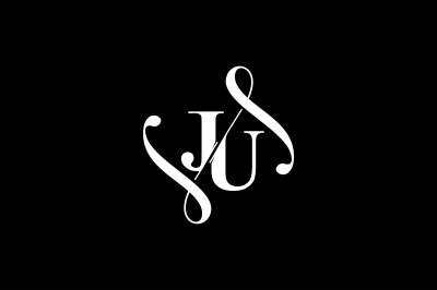 JU Monogram logo Design V6